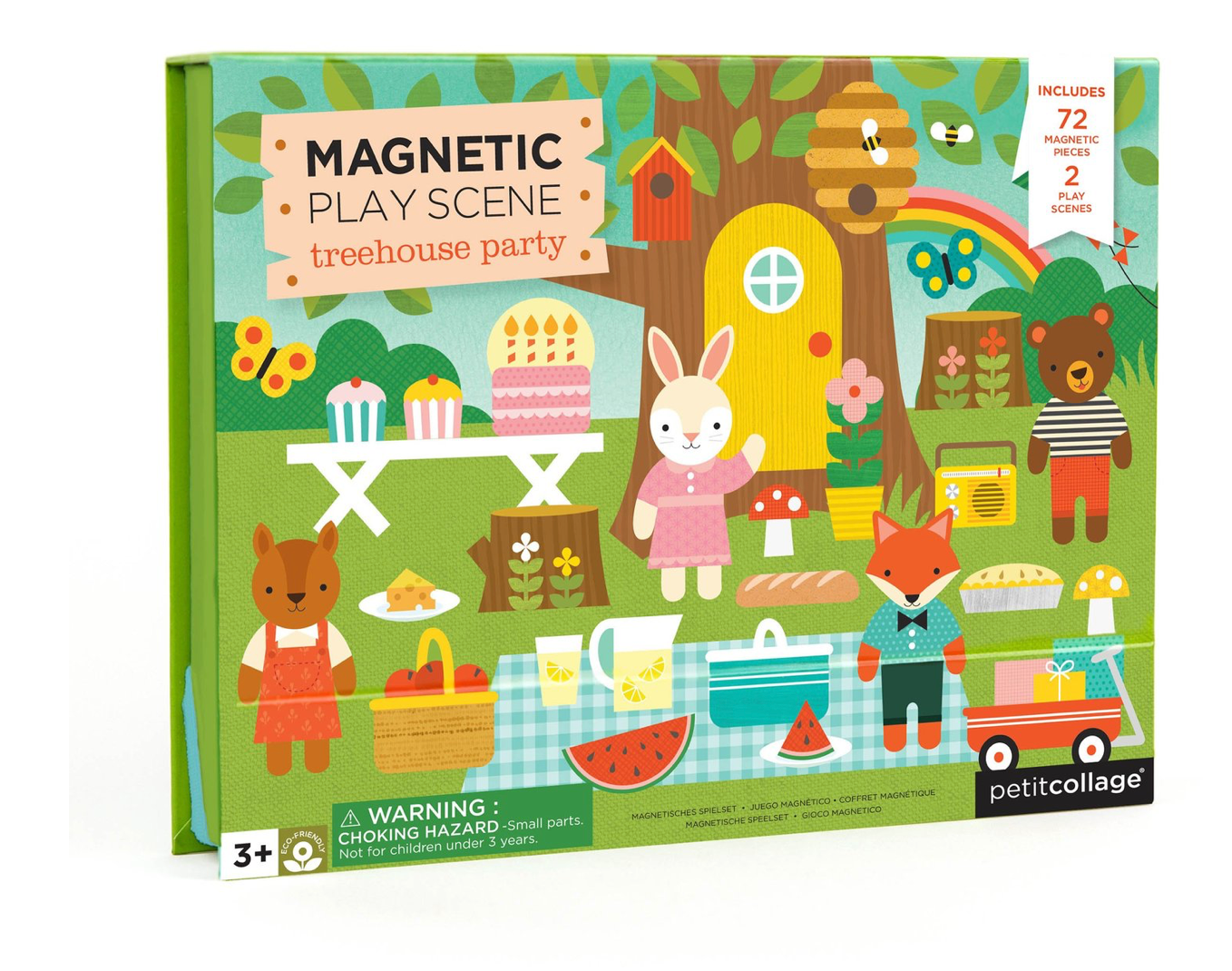 Magnetic Treehouse Play Scene