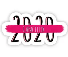 2020 Cancelled Sticker