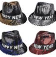 Happy New Year Sequin Fedora