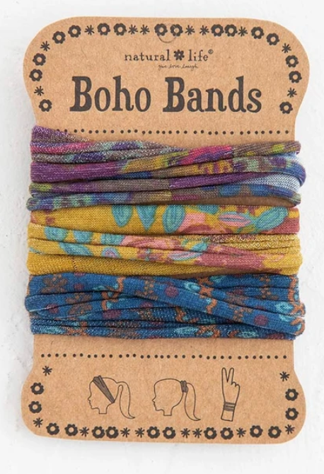 Boho Bands- Purple/Mustard
