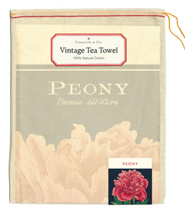 Vintage Tea Towel- Botanica