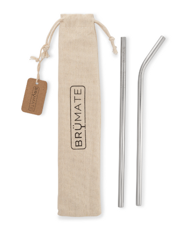 Brümate Stainless Steel Imperial Pint Reusable Straws