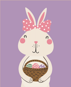 Hoppy Easter Paint By Numbers- Pink Picasso