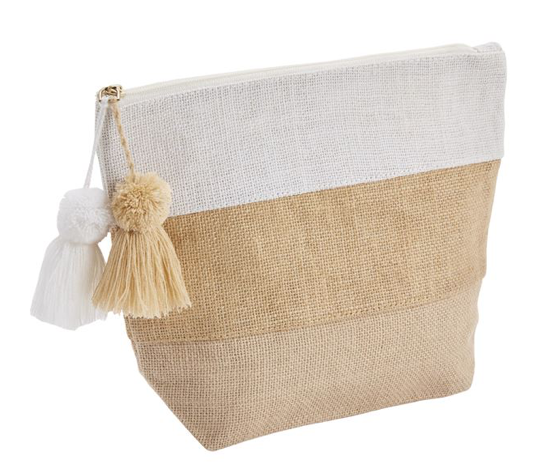 Jute Case Natural Color Block