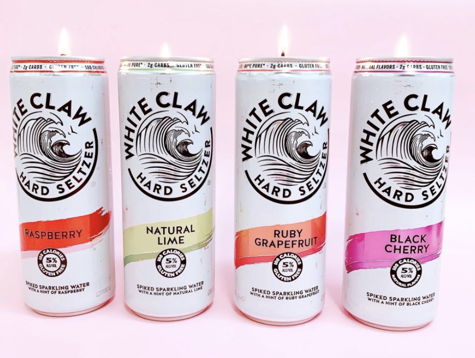 White Claw Candles