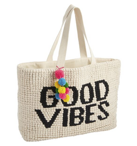 Good Vibes Summer Word Tote