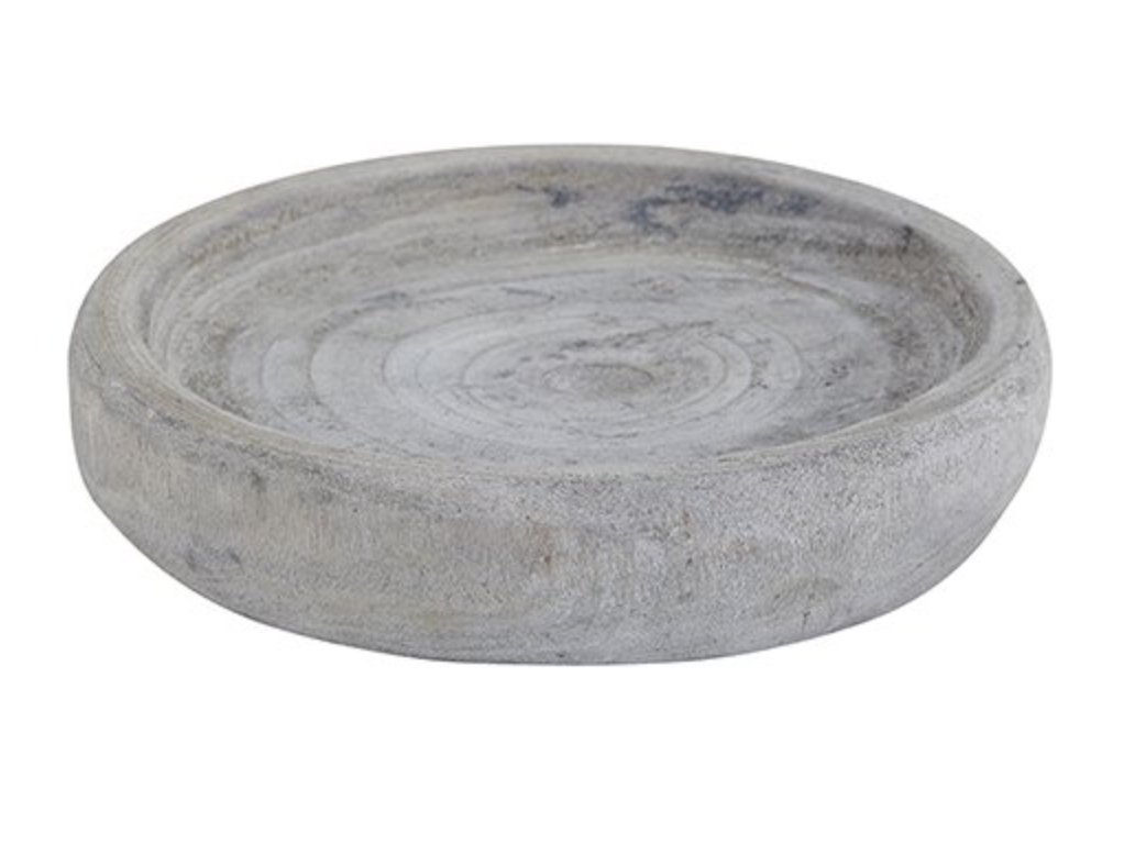 Paulownia Bowl- 6" Grey