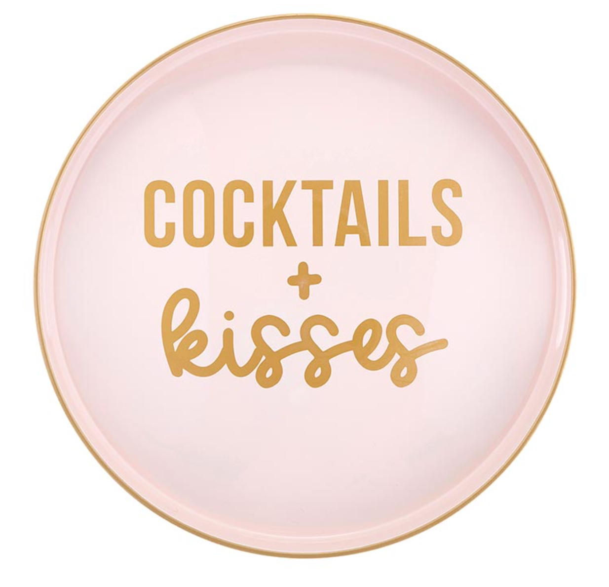 Cocktails & Kisses Bar Tray