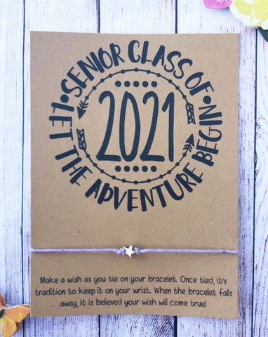 Wishlet- Senior Class of 2021- Let the Adventure Begin