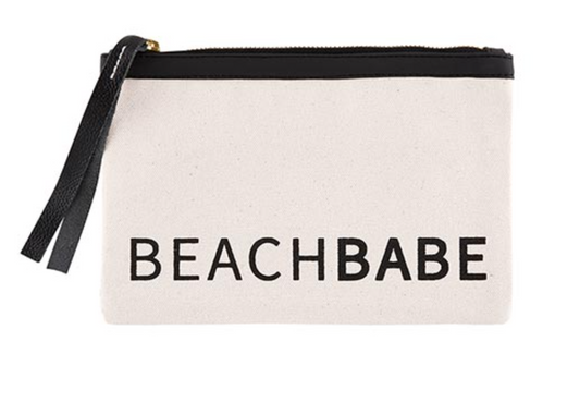 Canvas Pouch- Beach Babe