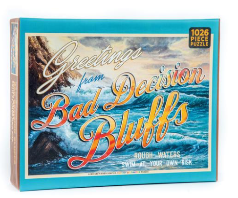 Greetings From Bad Decision Bluffs Puzzle