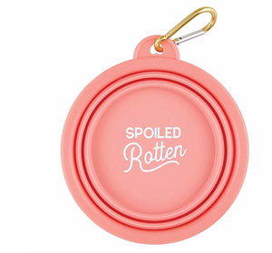Collapsable Pet Bowl- Spoiled Rotten