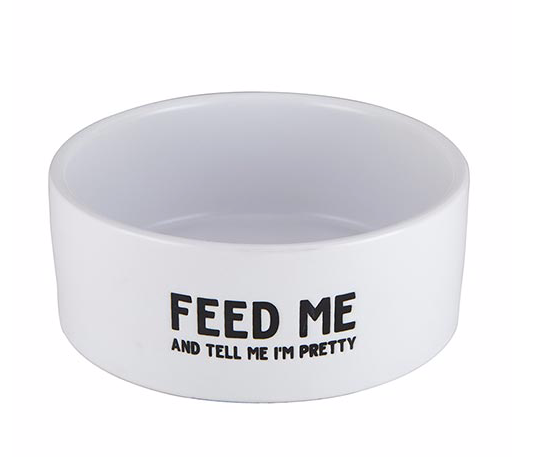 Feed Me Dog Bowl
