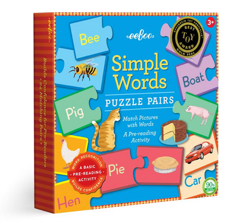 Simple Words Puzzle Pairs