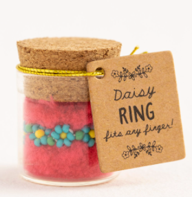 Beaded Daisy Ring