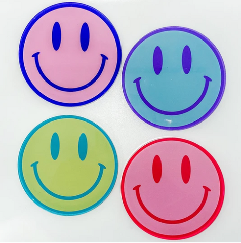 Smiley Coasters Set of 4