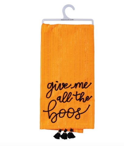 All The Boos Dish Towel