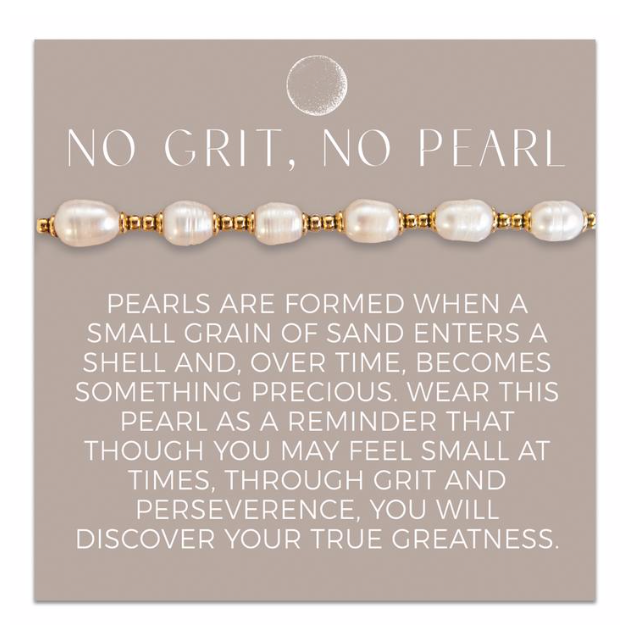 No Grit No Pearl Bracelet