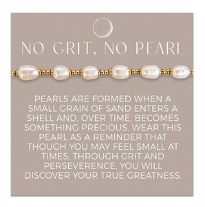 No Grit No Pearl Bracelet