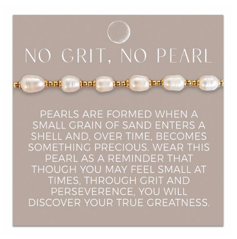 No Grit No Pearl Bracelet