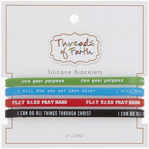 Silicone Bracelets - Threads of Faith
