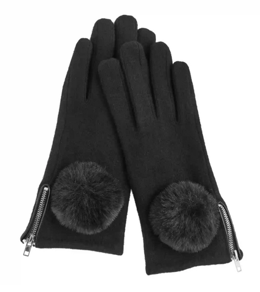 Zipper Poof Gloves