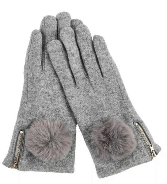 Zipper Poof Gloves