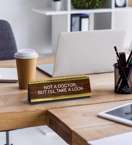 Daily Desk Plaque