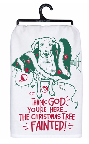 The Tree Fainted- Dish Towel