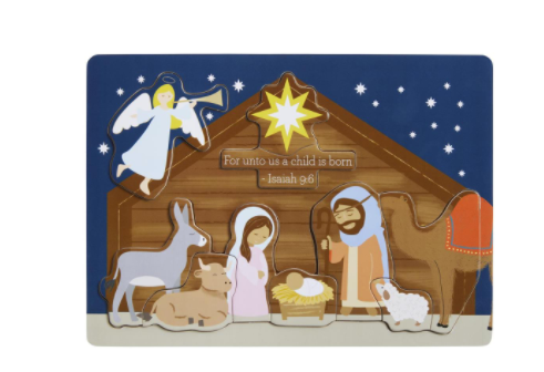 Wood Nativity Puzzle