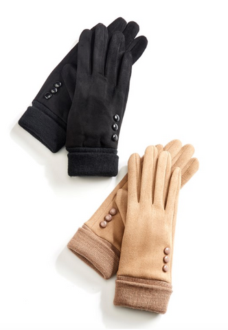 Luxe Side Button Glove