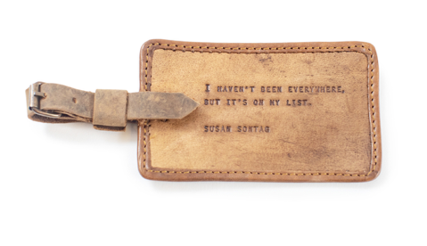 Leather Luggage Tag