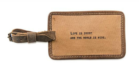 Leather Luggage Tag