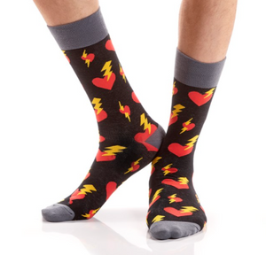 Valentine's Crew Socks Mens