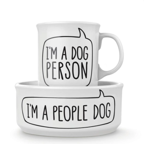 Howligans Dog Bowl and Mug Set