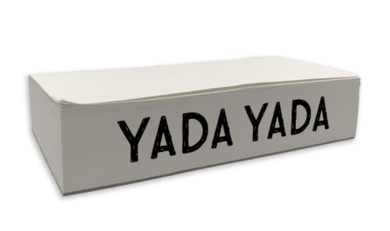 YADA YADA notepad