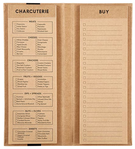 Charcuterie List Pad