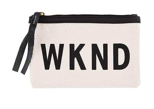 Canvas Pouch- WKND