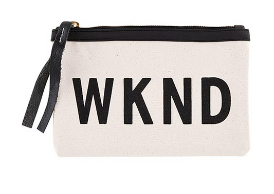 Canvas Pouch- WKND