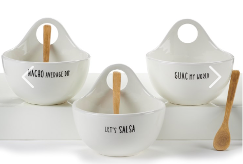 Condiment Bowls with Spoon