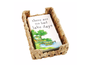 Lake Guest Towel Basket Set