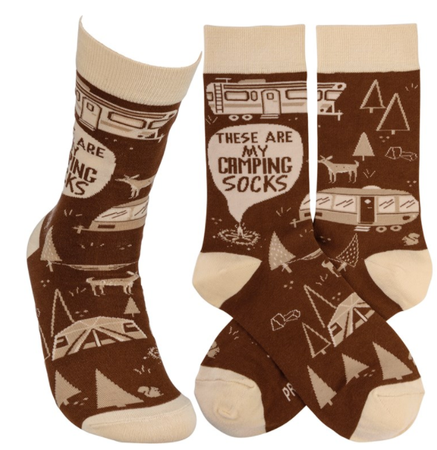 These Are My Camping Socks