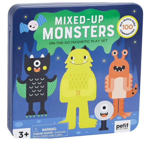 Mixed Up Monsters On The Go Magnetic Play Set