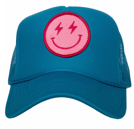 Lightning Happy Face Trucker Hat