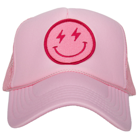 Lightning Happy Face Trucker Hat