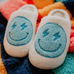 Lightning Happy Face Slippers