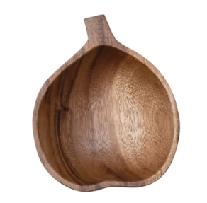 Wood Fruit/Vegetable Shaped Bowl