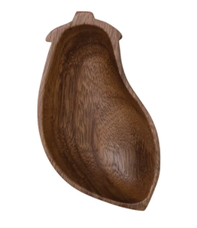 Wood Fruit/Vegetable Shaped Bowl