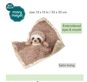 Sloth Taggie Blanket