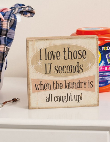 Laundry Box Sign